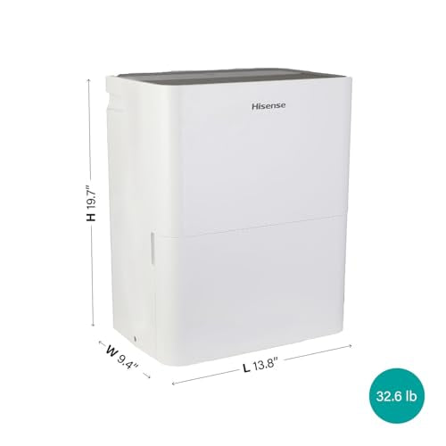 25-Pint Portable Dehumidifier in White P7219