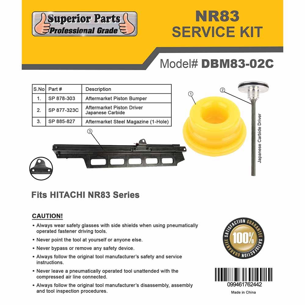 Carbide Driver, Bumper & Steel Magazine (1 Hole) D334274
