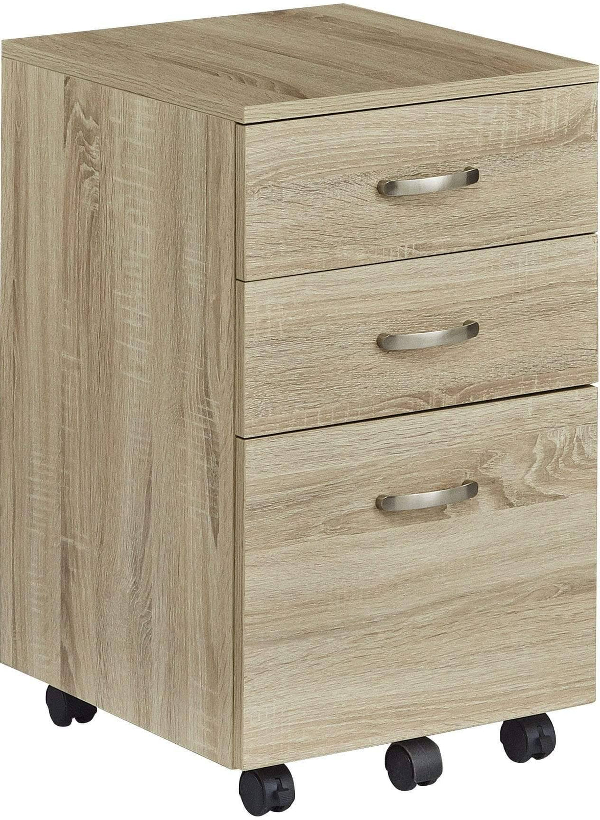 Natural Mobile Filing Cabinet Z984293