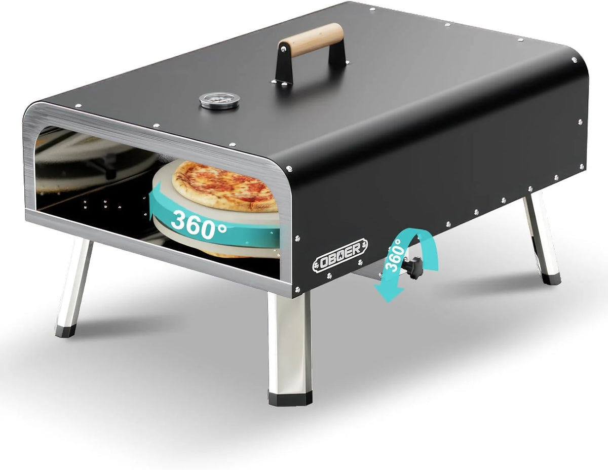 13 Multi-Fuel Rotatable Portable Pizza Oven D581