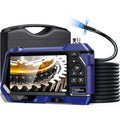 Triple-Lens Inspection Camera with Light, Waterproof Flexible Cable, 5 IPS Color Screen O4556