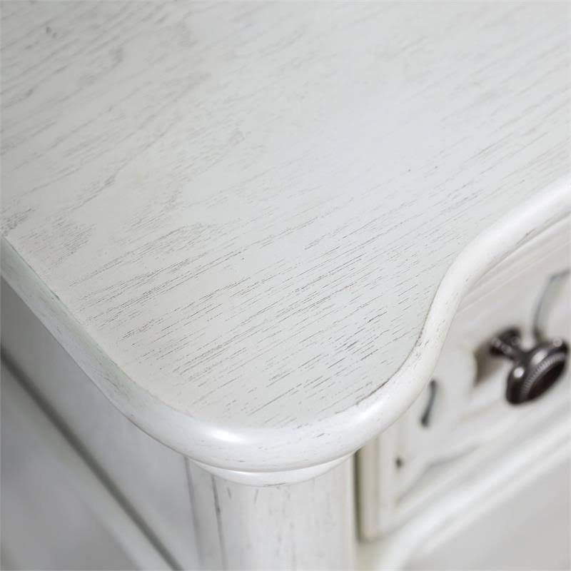 White Wood Nightstand M880