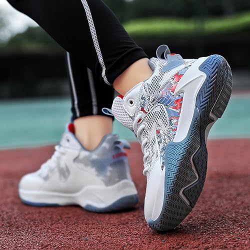 Breathable Basketball Shoes for Boys F4350