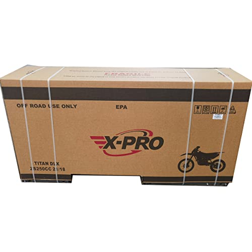 250cc Dirt Bike with 5-Speed Manual Transmission, 21"/18" Wheels, Electric/Kick Start I206