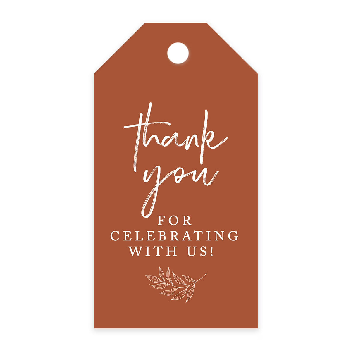 100-Pk Cardstock Gift Tags with Bakers Twine B908