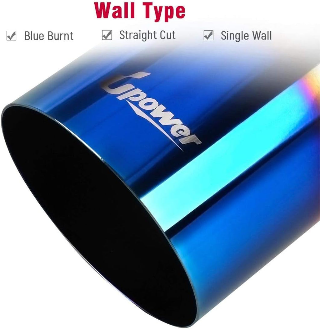 2.5" to 4" 304 Stainless Steel Exhaust Tip Pack of 2 P952675