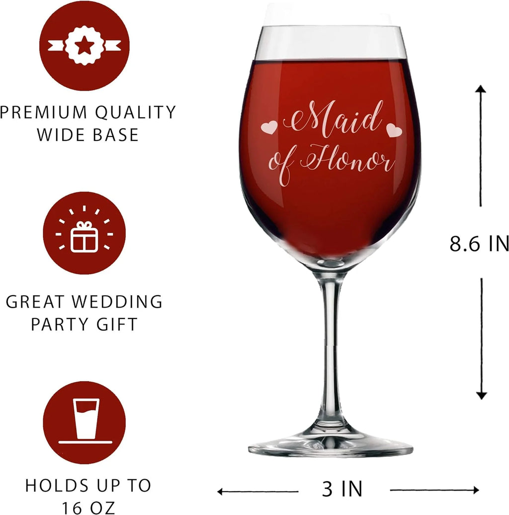 16 Oz Wine Glass With Stem U260329