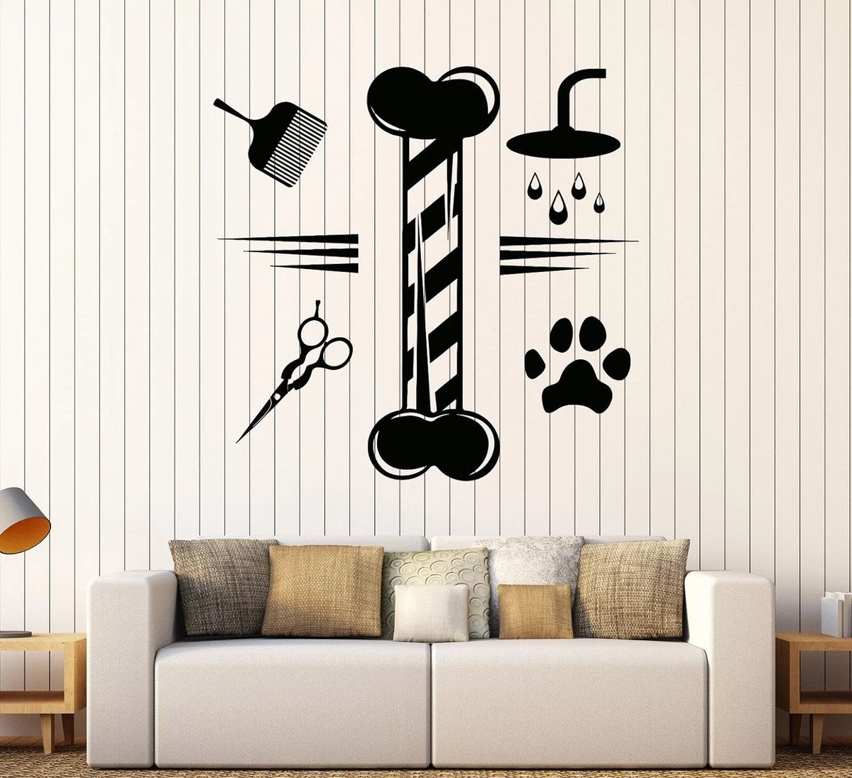 Sky Blue Vinyl Wall Decal P46542
