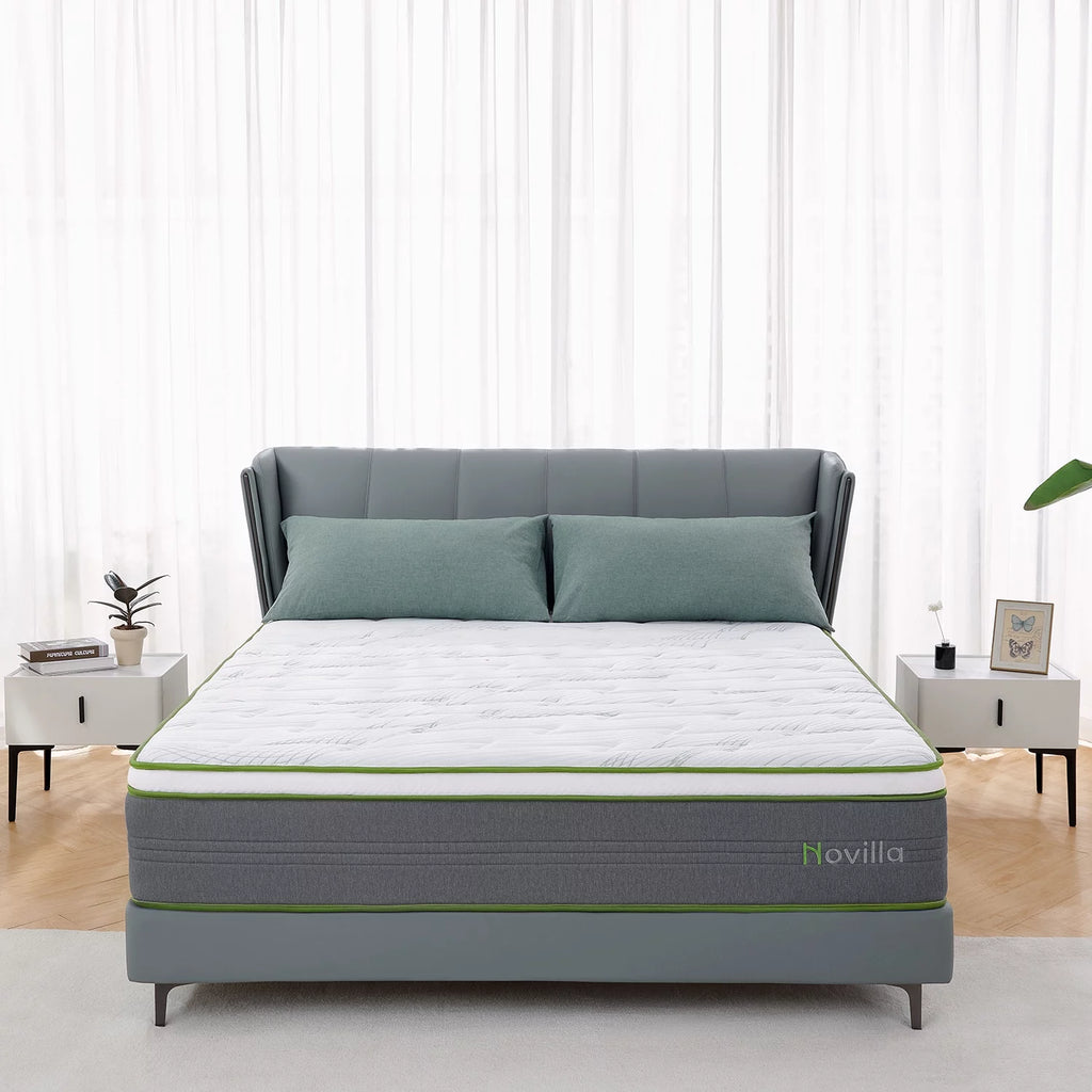 10" Memory Foam Pocket Spring Hybrid Mattress California King Size N191593