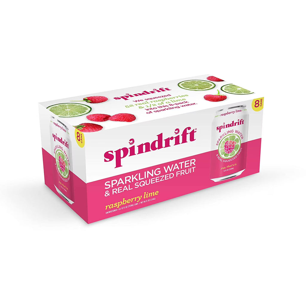 Raspberry Lime Sparkling Water 12 fl oz Pack of 2 A848