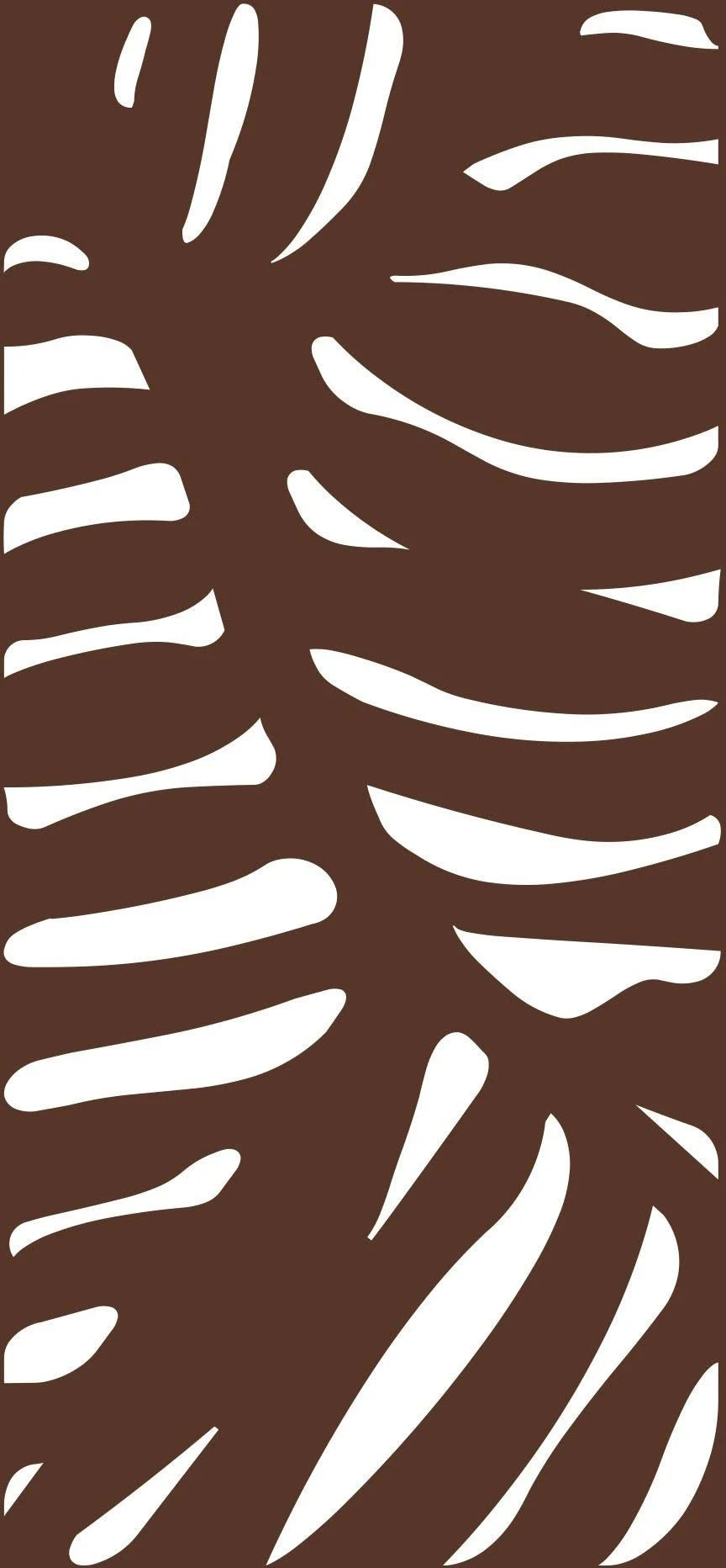 Decorative Screen Panel 2 x 4 Espresso 80% Privacy X3910