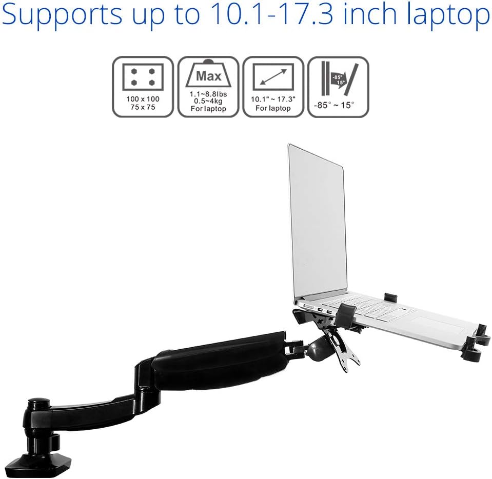 2 in 1 Desk Laptop Monitor Mounts H3304