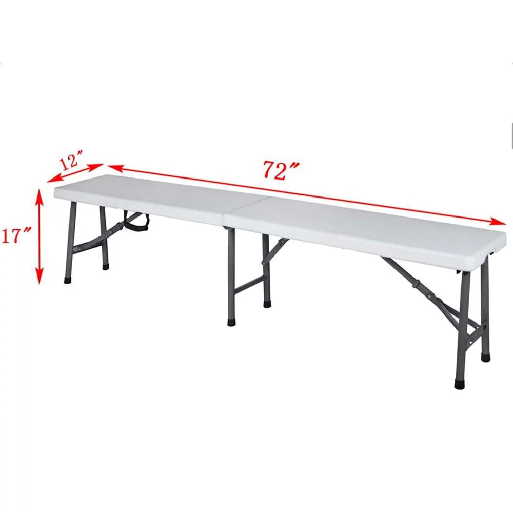 Portable Folding Bench Plastic V478275