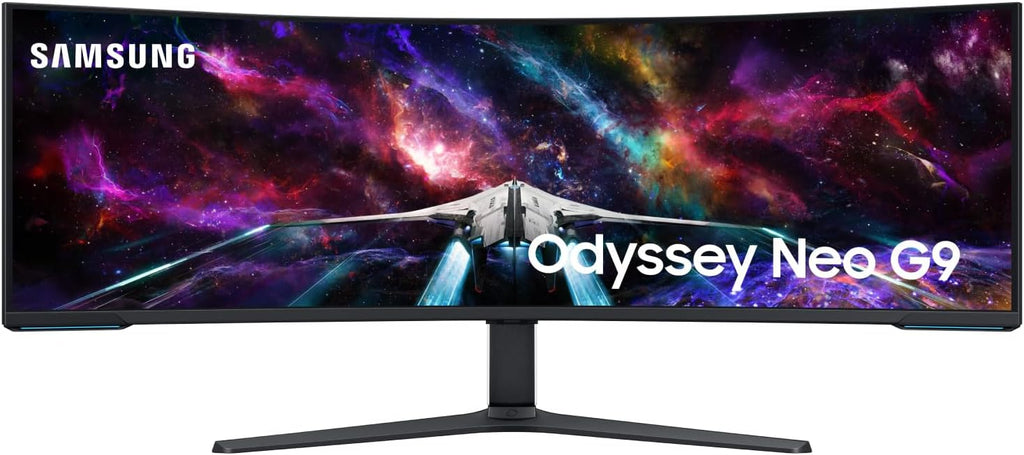 57" Dual 4K UHD 1000R Curved Gaming Monitor, 240Hz, 1ms, Quantum Mini-LED, DisplayHDR 1000 U344