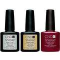 Gray Crimson Shellac Nail Gel Polish Combo 0.25oz U15743