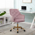Pink Gold Upholstered Task Chair D80334