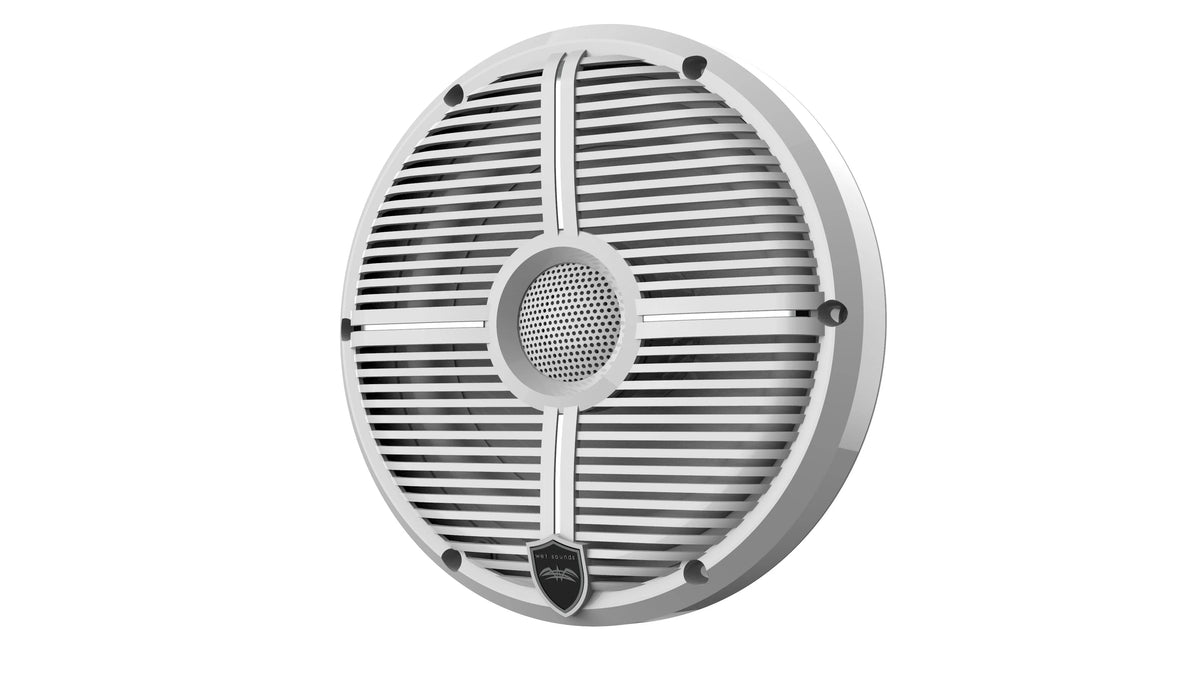 Marine Stereo With 1 Pair of 6.5" White Grill Marine Speakers I245