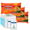 Spicy Jalapeno Bean & Cheese Chimichangas, 32 oz, 8 Count, Pack of 3 T8541