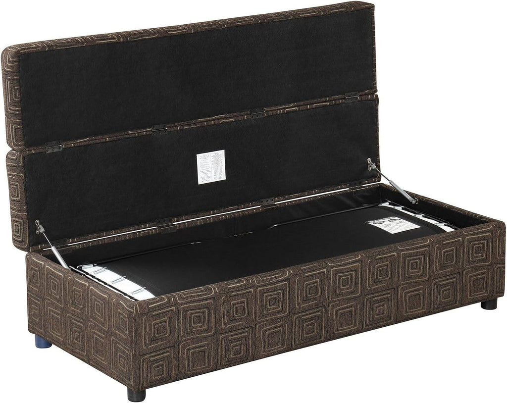 Full Size Folding Ottoman Bed with Mattress F497842