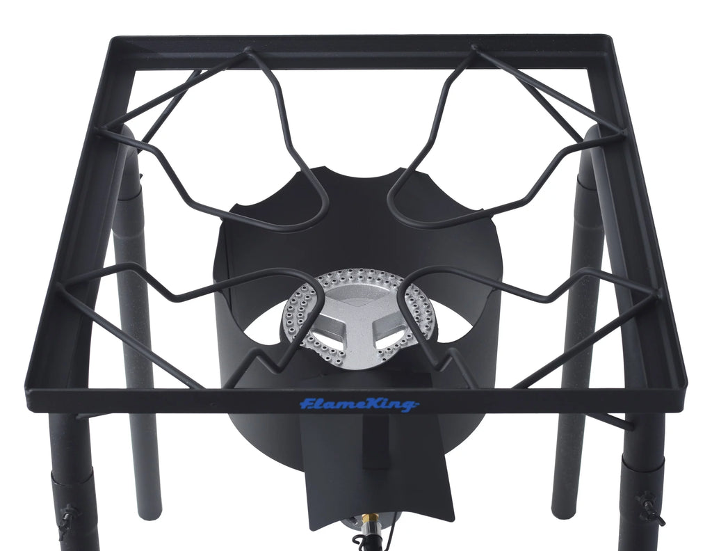 100,000 BTU LP Gas Outdoor Stove Burner with Regulator Hose W58858