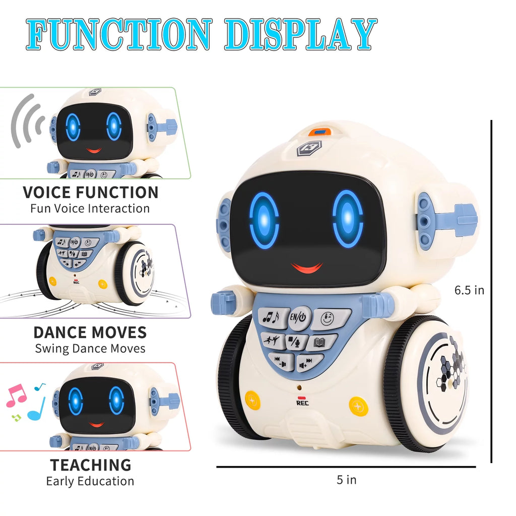 Kids Robot Toys with Voice Control Speech Recognition Singing Dancing Interactive Robot T389195