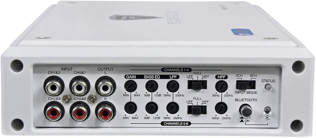 8 Channel 1500 Watt Bluetooth Car Stereo Amplifier T8989