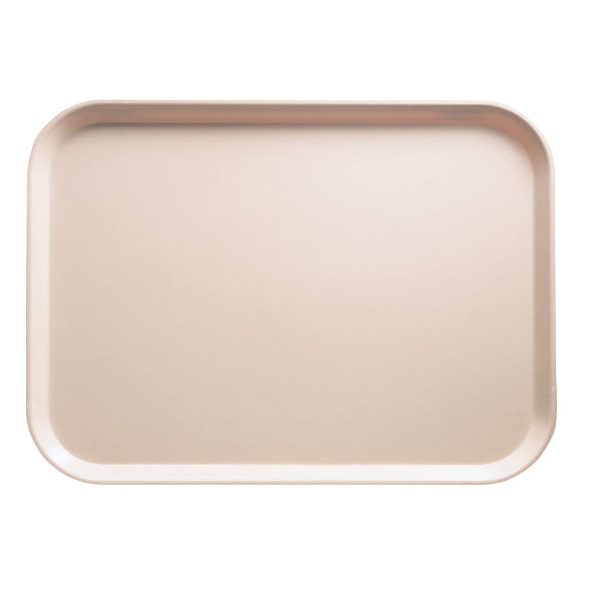 Light Peach Rectangular Fiberglass Camtray S252541