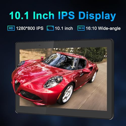 10.1" Android 14 Tablet with Stylus Pen, 6GB RAM 32GB ROM, Quad-Core, 5000mAh P301