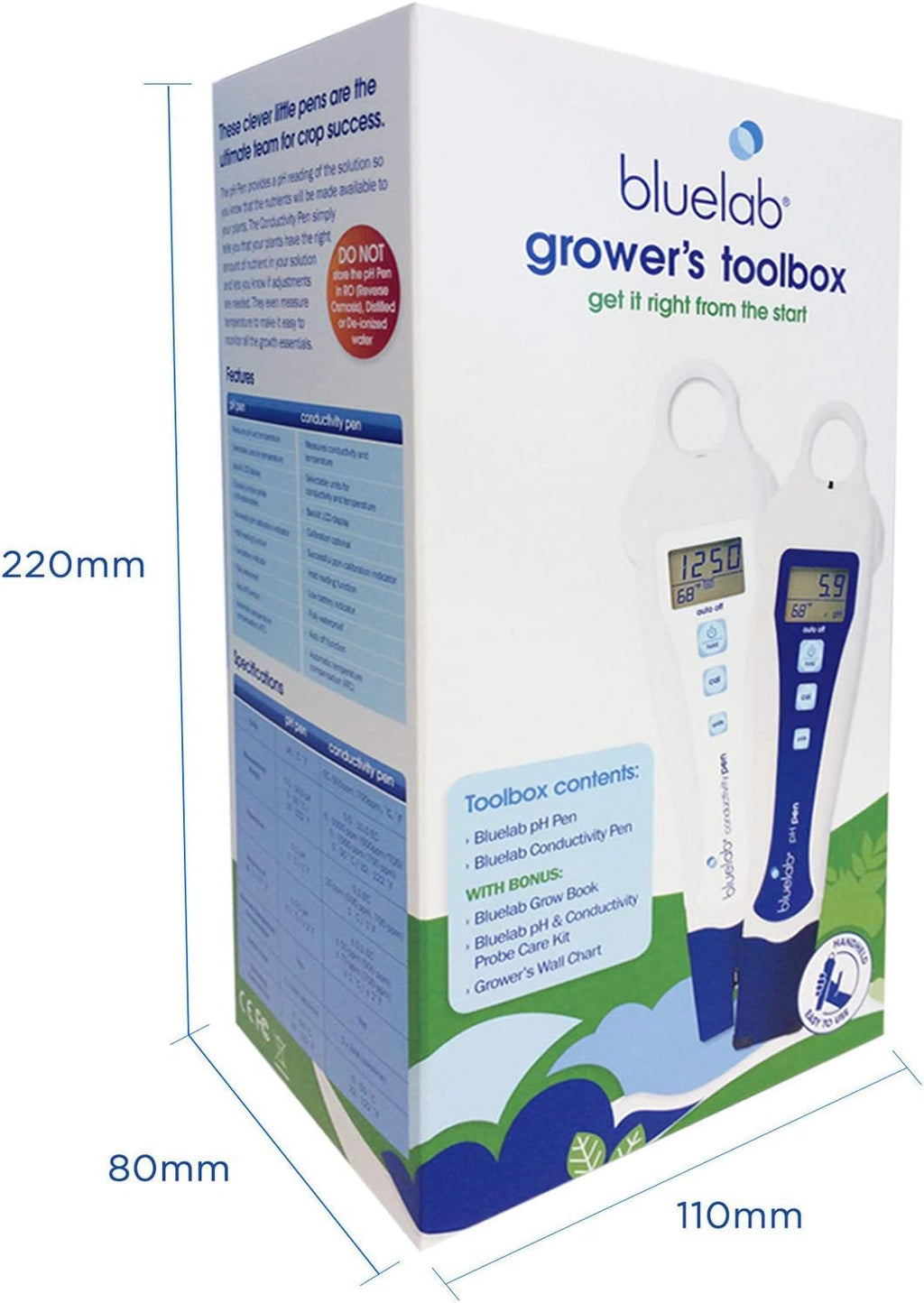 Conductivity Tester and pH Meter with Probe Care Kit N566
