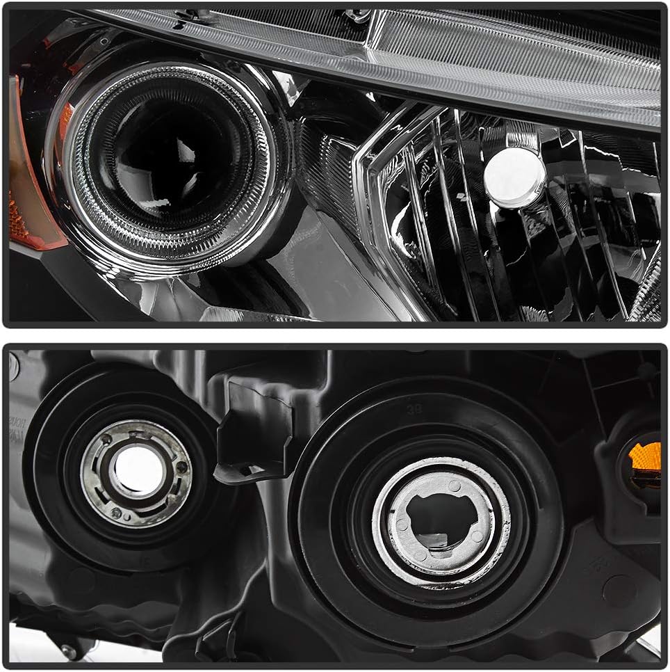 Black Housing Headlight Headlamp C24313