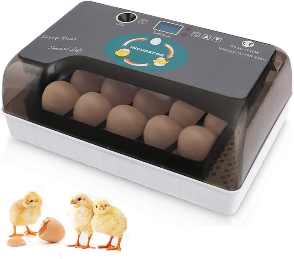 9 Egg Incubator with Temperature Control and Egg Candle Tester Pack of 2 M67721
