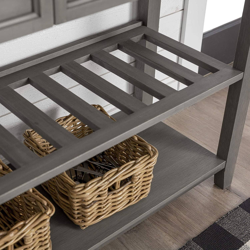 Solid Wood 2-Drawer Buffet V685236