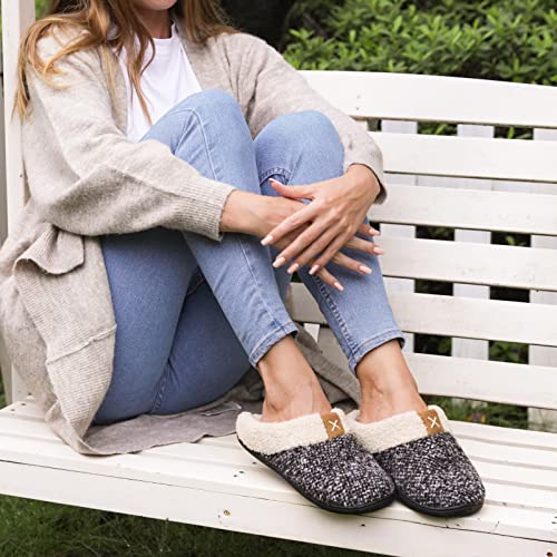 Women's Memory Foam Indoor Slipper with Anti-Skid Rubber Sole T13081