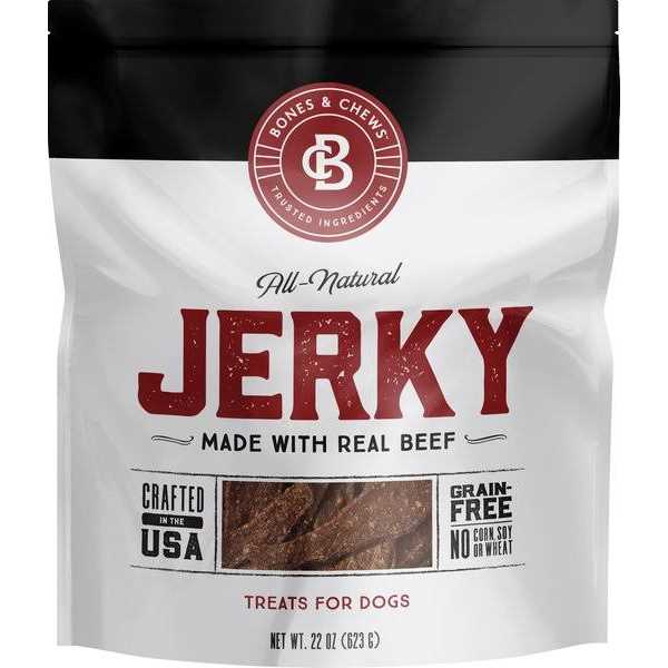 All Natural Grain-Free Beef Jerky Dog Treats A67495