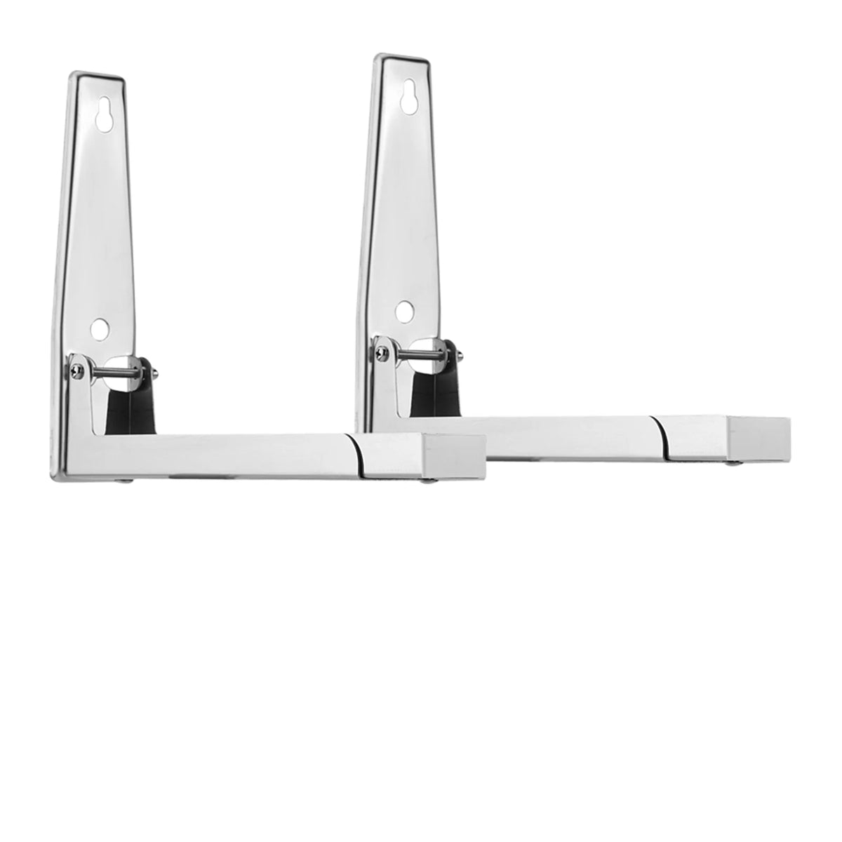Stainless Steel Microwave Oven Bracket Wall Mount Rack Shelf, 1 pair S17402