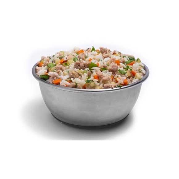 Chicken & White Rice Frozen Dog Food T41596