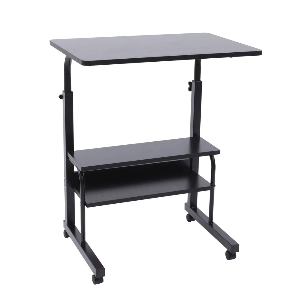Adjustable Mobile Sofa Side Table with Wheels U2274