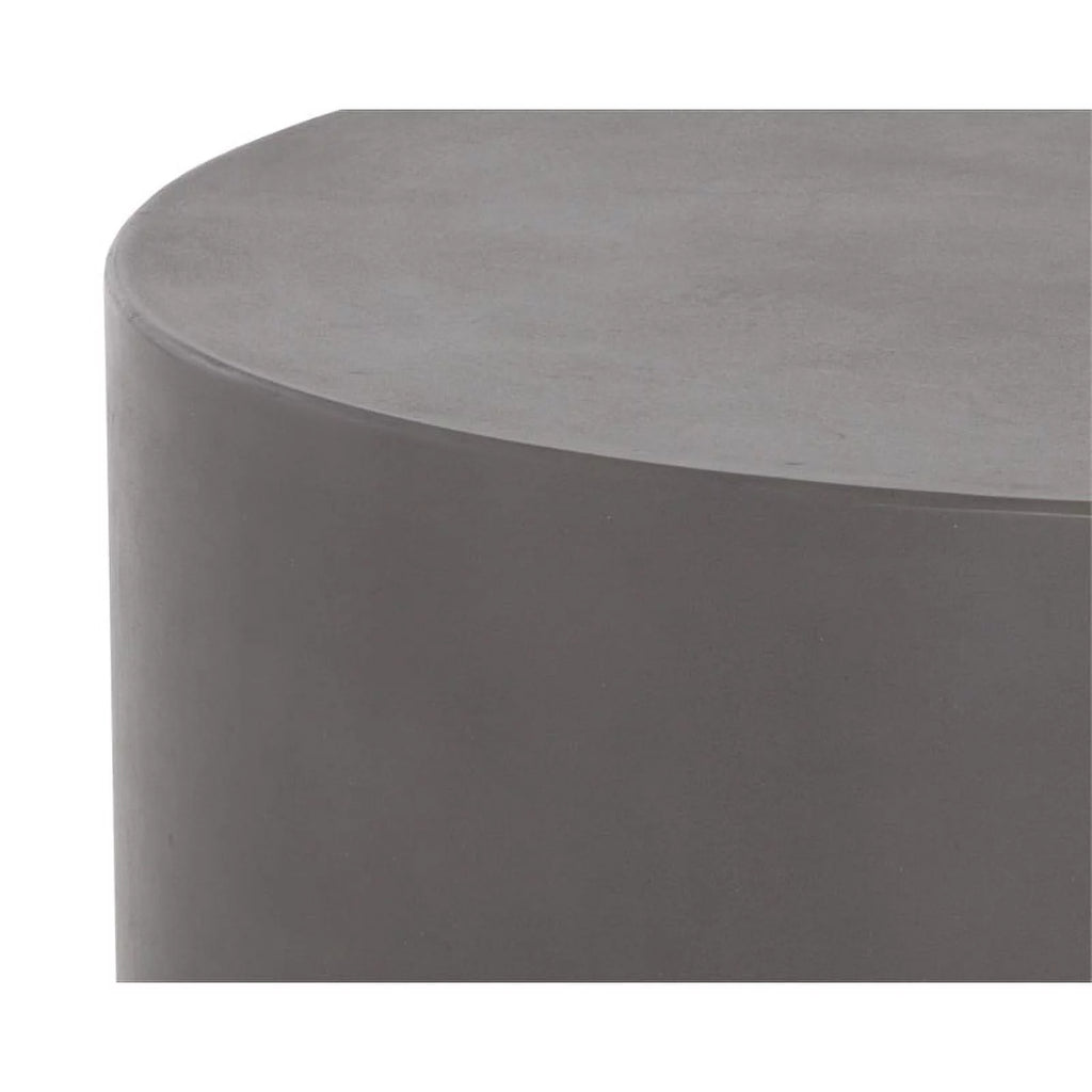 Dark Gray Round Ceramic Coffee Table F475