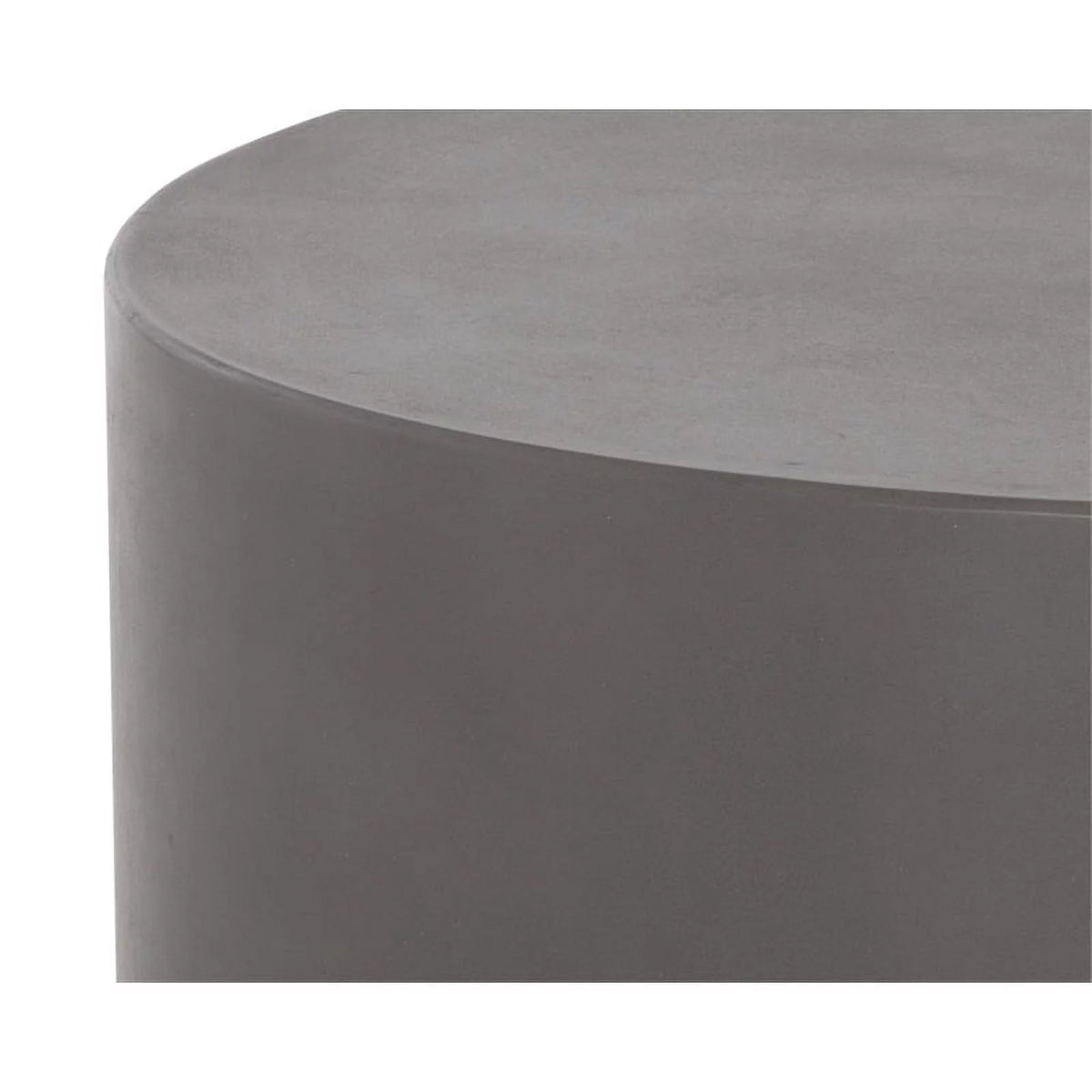 Dark Gray Round Ceramic Coffee Table F475