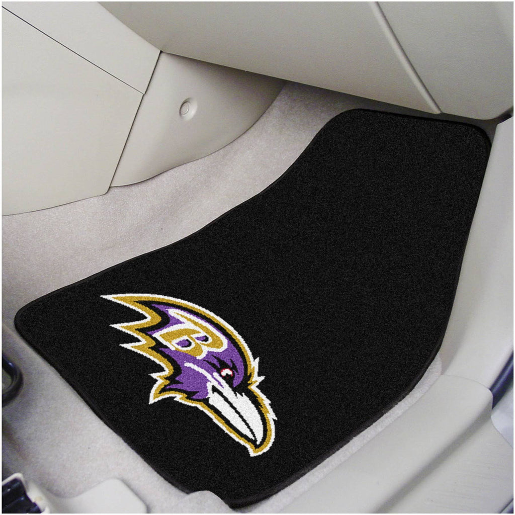 2-pc Set of Carpet Car Mats Universal Size R211694