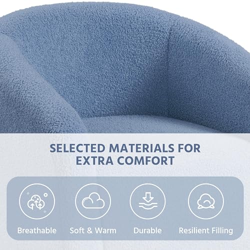 Sherpa Barrel Chairs Set of 2 T17523