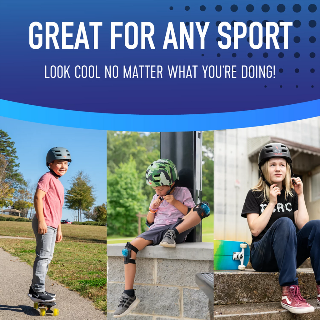 Multi Sport Skateboard and Bike Helmet, Teal, L/XL W474974