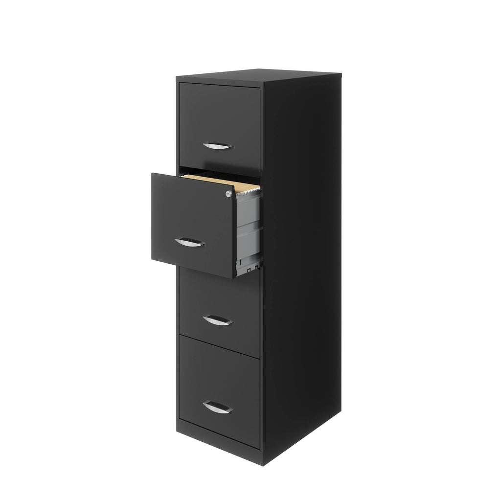 Charcoal 4 Drawer Metal File Cabinet N560688