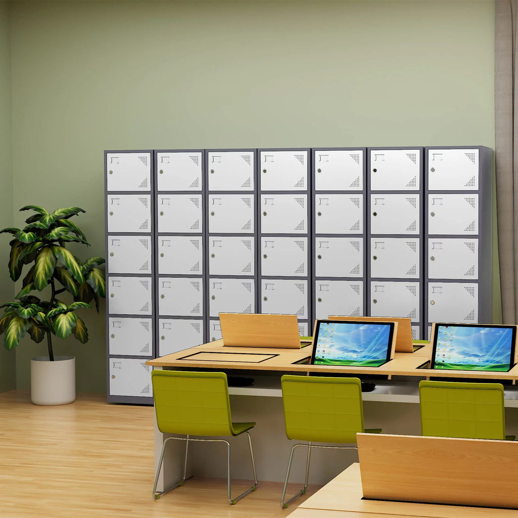 Metal Locker with 6 Doors Y38018