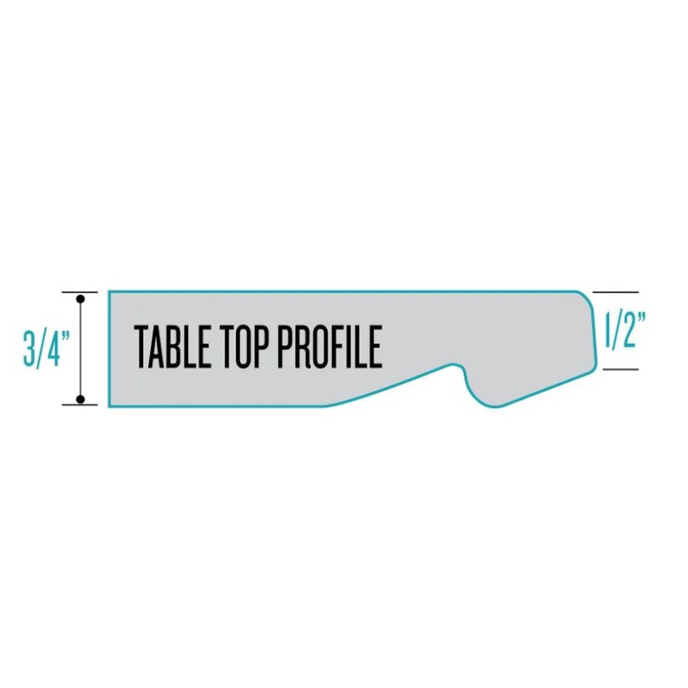 36" Diameter White Marble Indoor/Outdoor Table Top M595