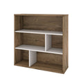 Rustic Brown Sandstone Asymmetrical Shelving Unit A78756