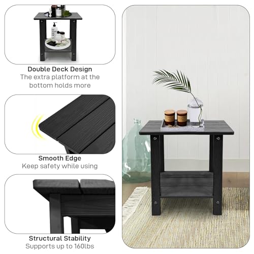 Midnight Blue HDPS Outdoor Side Table Q811