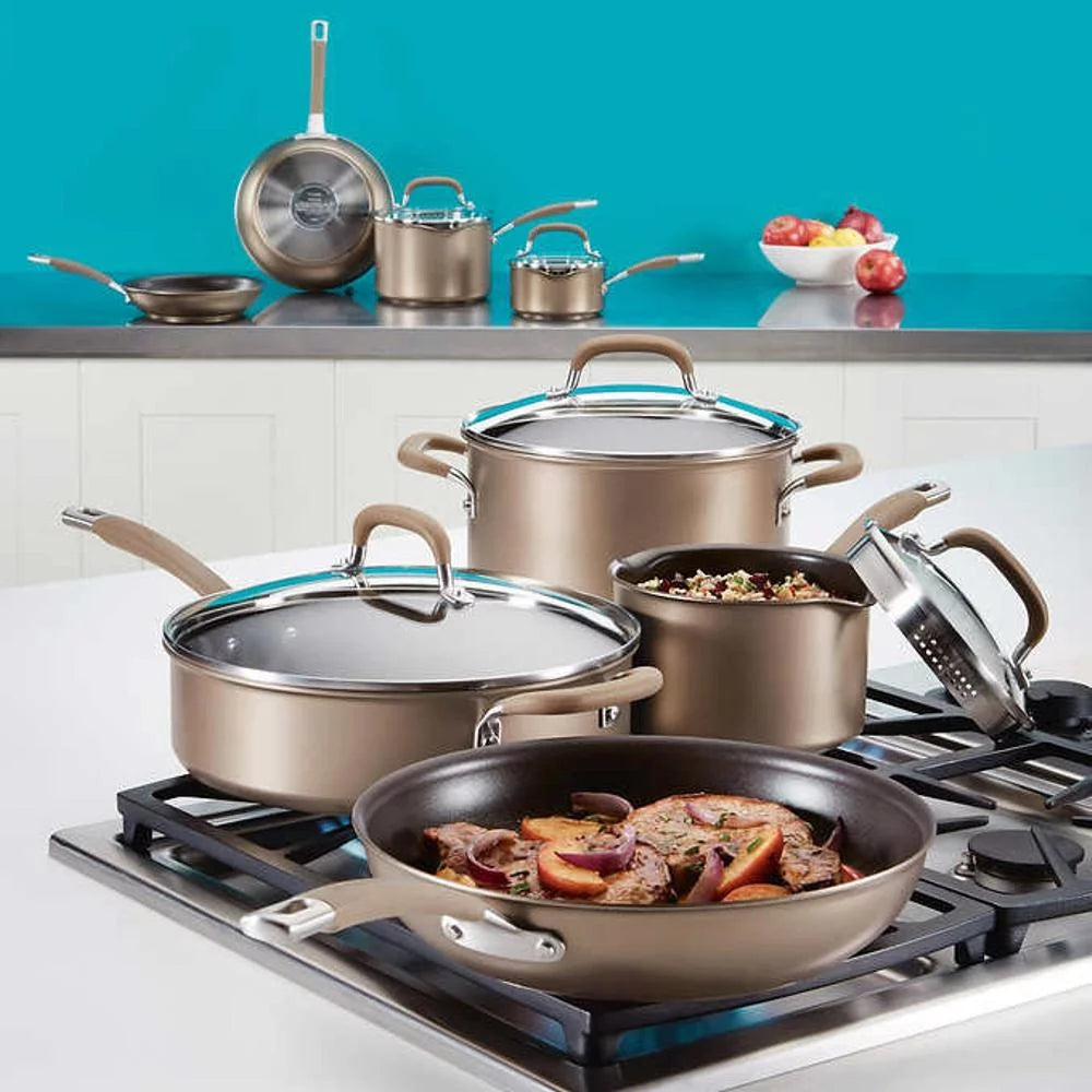 13-piece Hard Anodized Cookware Set S930