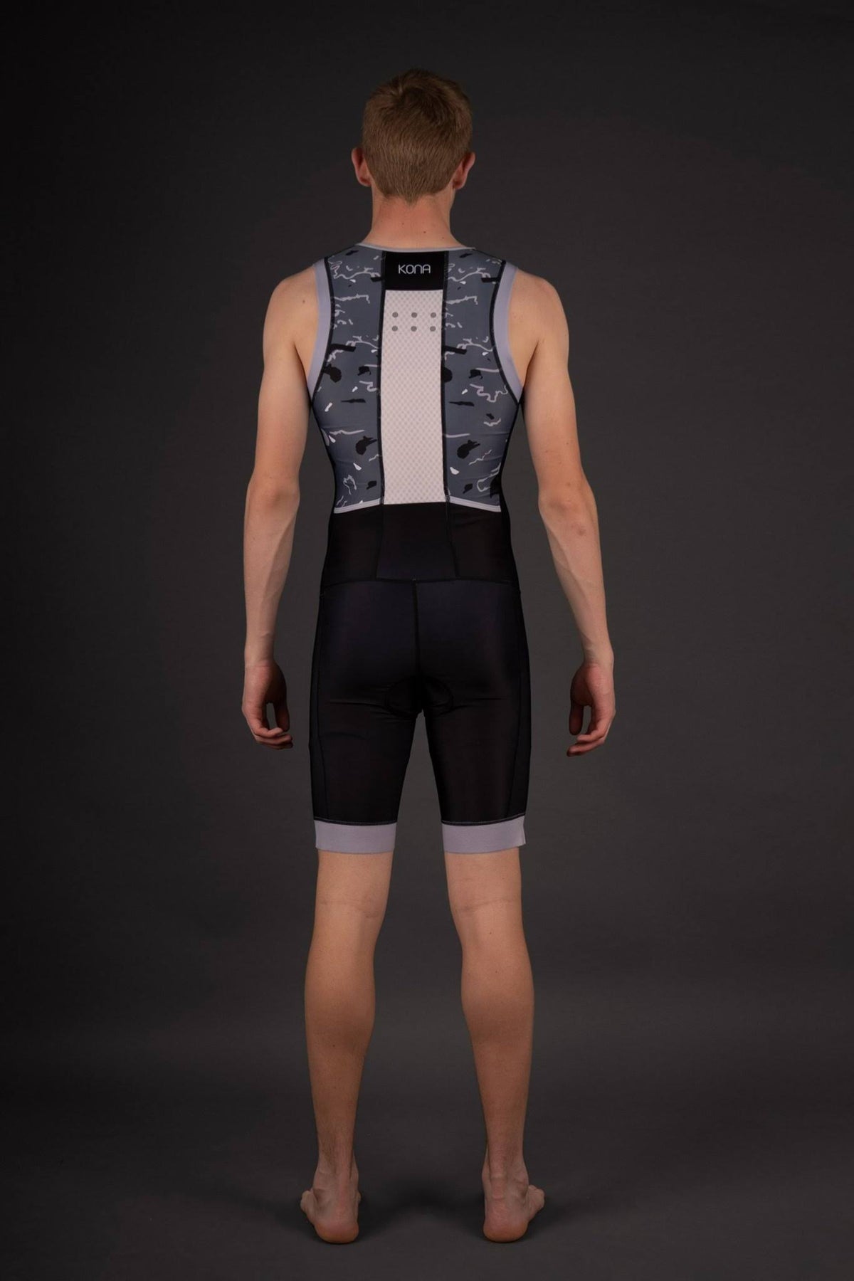 Aqua Camo Navy Camo Large Triathlon Race Suit E273