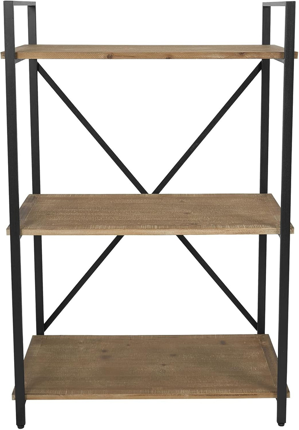 Solid Wood 3 Tier Bookshelf Storage Rack D990